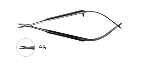 顯微剪 筆式;14cm、直/彎 竹節(jié)柄